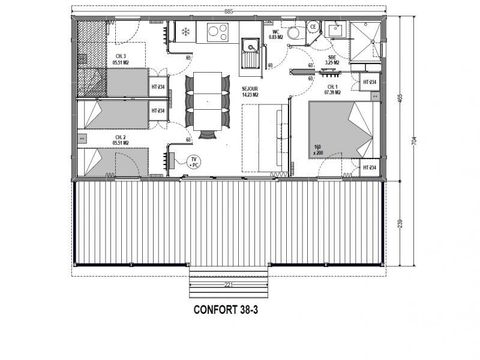 CHALET 7 personnes - CONFORT 38-3 mercredi