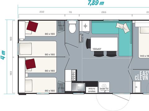 MOBILHOME 6 personnes - Mobilhome 6 personnes