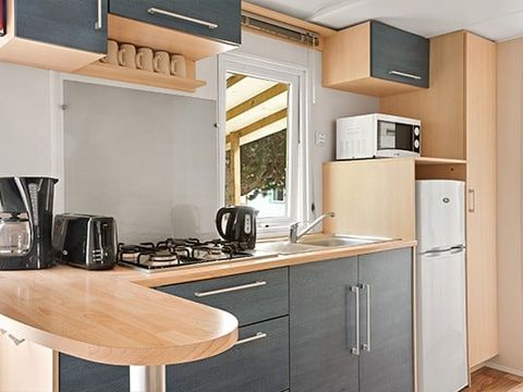 MOBILHOME 6 personnes - Comfort XL | 2 Ch. | 4/6 Pers. | Terrasse surélevée