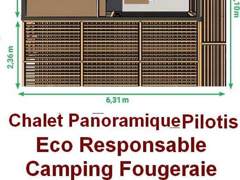 CHALET 5 personnes - Panoramique Pilotis - 2 chambres