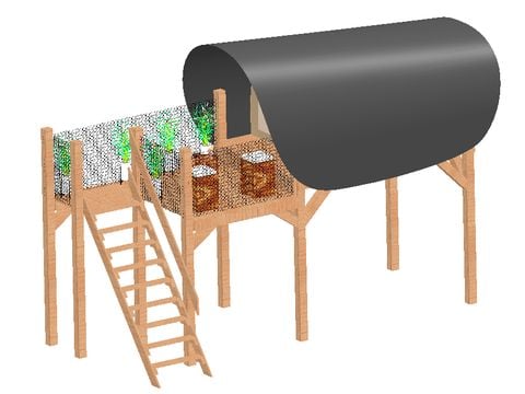 HÉBERGEMENT INSOLITE 2 personnes - Cocon pilotis