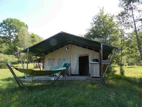 TENTE TOILE ET BOIS 5 personnes - Safari Eco