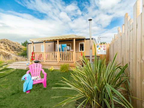 MOBILHOME 7 personnes - Premium  Jardin- 38.5m² - 3 chambres - 2 SDB - Bain Nordique MOBILHOME 7 personnes - Premium  Jardin- 38.5m² - 3 chambres - 2 SDB - Bain Nordique