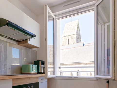 APPARTEMENT 4 personnes -  Embrun - 1 Chambre - Climatisé- Terrasse privative - 4 personnes - Au coeur de Portbail - Accès piscine - En dehors du camping