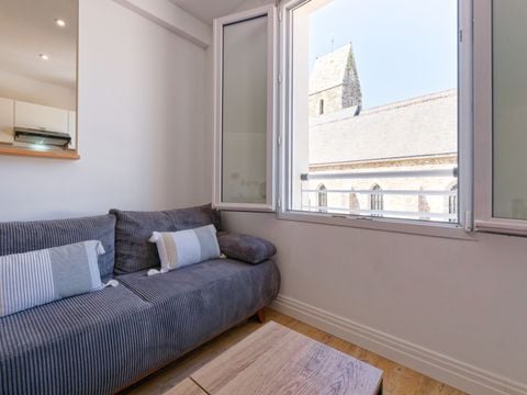 APPARTEMENT 4 personnes -  Embrun - 1 Chambre - Climatisé- Terrasse privative - 4 personnes - Au coeur de Portbail - Accès piscine - En dehors du camping