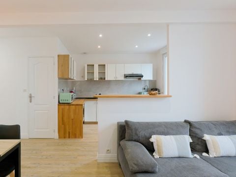 APPARTEMENT 4 personnes -  Embrun - 1 Chambre - Climatisé- Terrasse privative - 4 personnes - Au coeur de Portbail - Accès piscine - En dehors du camping