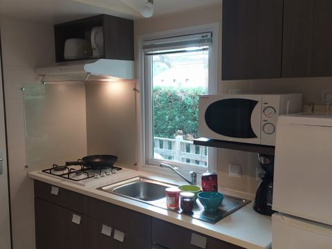 MOBILHOME 6 personnes - Family Confort 32m² (3 chambres) + Terrasse couverte + Clim