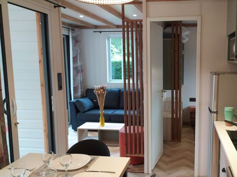 CHALET 6 personnes - Chalet Badiane Premium + 35m² (2ch - 4/6 pers) + Terrasse 19m² + LV + TV + 2SDB + Clim