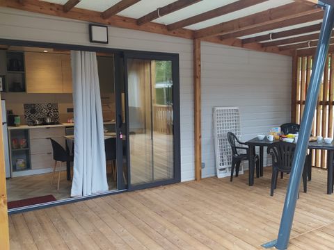 CHALET 6 personnes - Chalet Badiane Premium + 35m² (2ch - 4/6 pers) + Terrasse 19m² + LV + TV + 2SDB + Clim