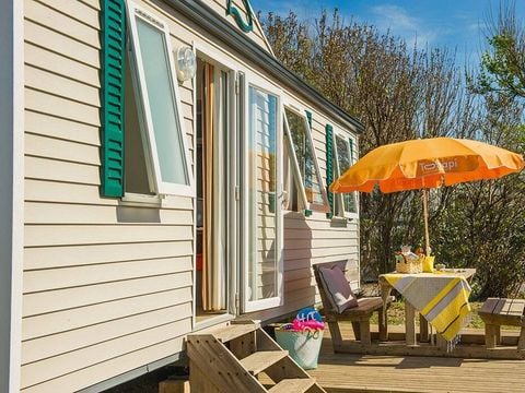 Mobilhome 6 personnes - Comfort | 3 Ch. | 6 Pers. | Terrasse Simple | 1 SDB