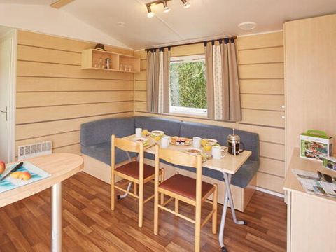 Mobilhome 6 personnes - Classic | 2 Ch. | 4/6 Pers. | Terrasse surélevée | 1 SDB | TV