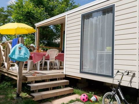 Mobilhome 6 personnes - Mobil-home | Comfort | 2 Ch. | 4/6 Pers. | Terrasse simple | Clim. | TV