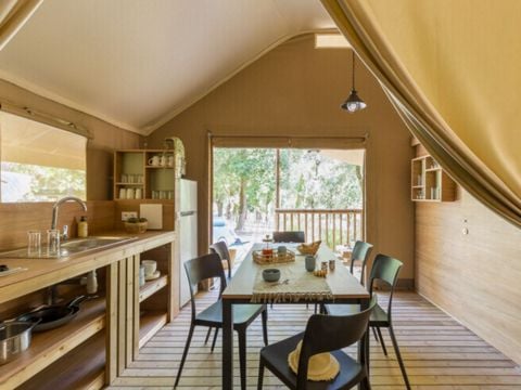 TENTE 6 personnes - Tente Lodge 6 pers 3 Ch 1 Sdb ***