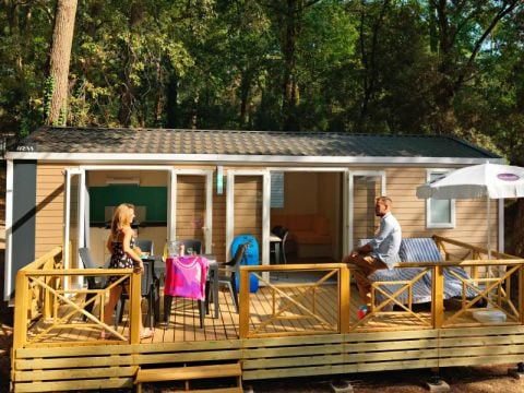 MOBILHOME 6 personnes - Mobil Home Aqua 2 chambres 4/6 personnes TV