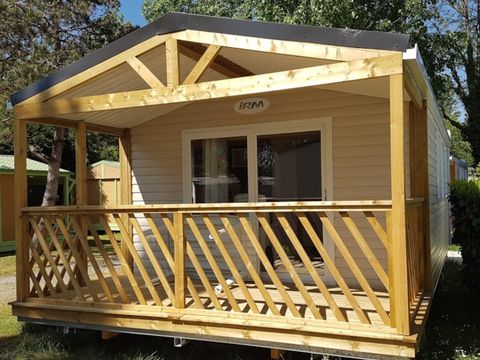 MOBILHOME 4 personnes - Confort 2 Chambres Bay - Terrasse intégrée 