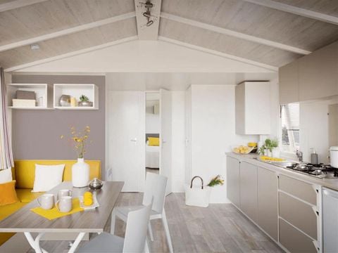MOBILHOME 4 personnes - Confort 2 Chambres Bay - Terrasse intégrée 