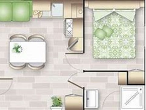 Mobilhome 6 personnes - MH Confort Paludiers - 3 chambres