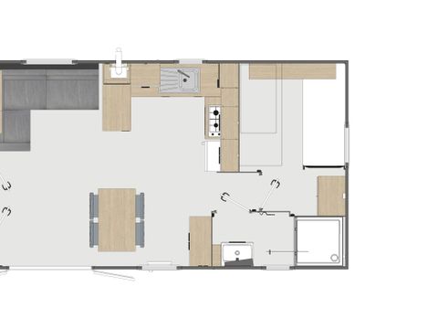 MOBILHOME 6 personnes - PREMIUM 32 m²