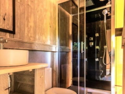 TENTE TOILE ET BOIS 4 personnes - Tente Lodge 3 Pièces 4 Personnes