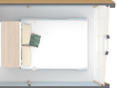 HÉBERGEMENT INSOLITE 2 personnes - Coco Sweet 11 m² (1 lit - 2 pers) SANS TV