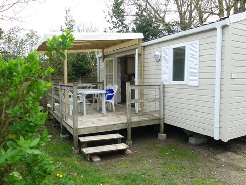 Mobilhome 4 personnes - Happy 26m² - 2 chambres - TV