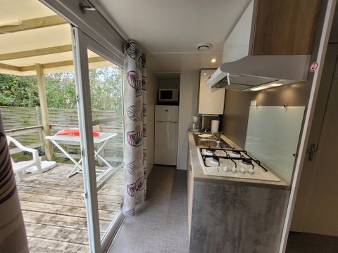 Mobilhome 4 personnes - Happy 26m² - 2 chambres - TV