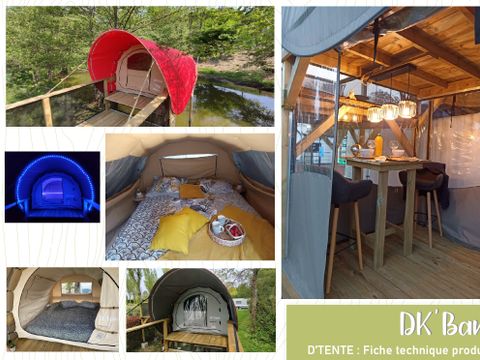 Hébergement 2 personnes - INSOLITE Détente - 12m² - 1 chambre - Terrasse - Sans sanitaires