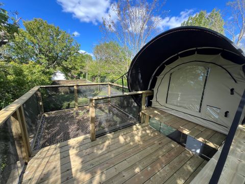 HÉBERGEMENT INSOLITE 2 personnes - D’Tente DKbane 12m² INSOLITE  - 1 chambre + terrasse (sans sanitaires)