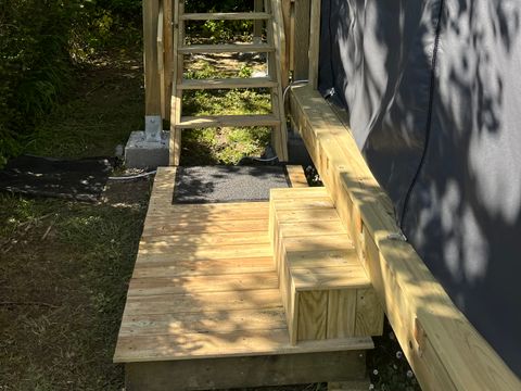 HÉBERGEMENT INSOLITE 2 personnes - D’Tente DKbane 12m² INSOLITE  - 1 chambre + terrasse (sans sanitaires)