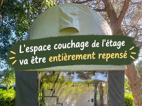 Hébergement 3/4 personnes - INSOLITE Découverte - 2 chambres - Avec sanitaires et sans - TV