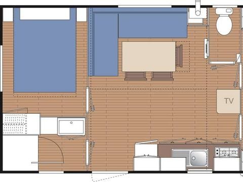 MOBILHOME 6 personnes - CONFORT 3 PLUS - 30 m²
