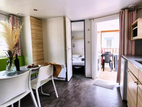 MOBILHOME 5 personnes - Mobil-home Cosy 3 Pièces 5 Personnes Climatisé