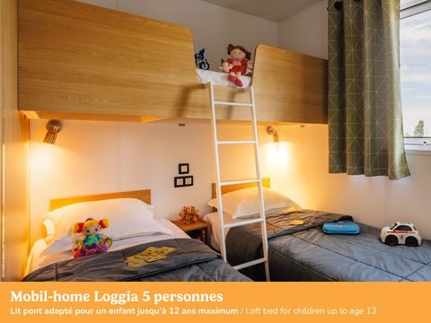 MOBILHOME 5 personnes - Loggia 5 personnes (4 adultes + 1 enfant)