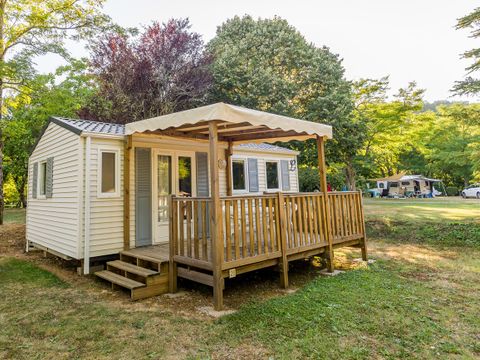 MOBILHOME 4 personnes - Mobil-home 2 chambres CONFORT - terrasse semi-couverte
