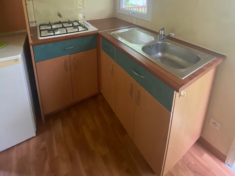 MOBILHOME 4 personnes - Mobil-home 2 chambres PETIT - terrasse semi-couverte