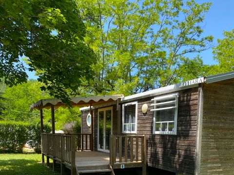 MOBILHOME 6 personnes - 3 chambres - terrasse semi-couverte