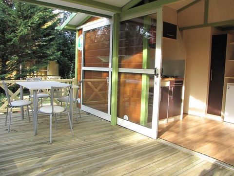 CHALET 4 personnes - STANDARD NEMO 20m²  2 chambres - terrasse semi-couverte