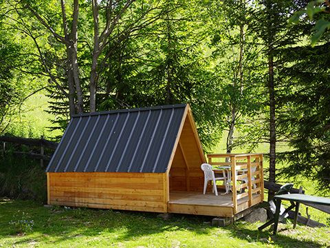 Insolite 3 personnes - CHALET TRAPPEUR CHEVREUIL 15 m²