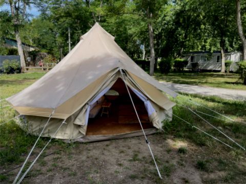 Tente en toile et en bois 2 personnes - Bivouac - 2 pers