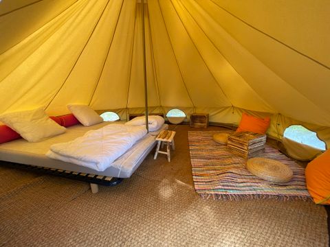Tente en toile et en bois 2 personnes - Bivouac - 2 pers