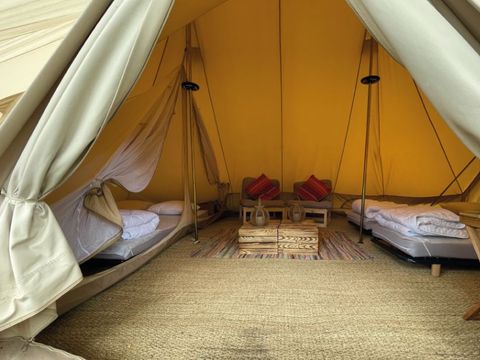 Tente en toile et en bois 4 personnes - Familiale - 4 pers