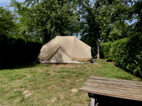 Tente en toile et en bois 4 personnes - Familiale - 4 pers