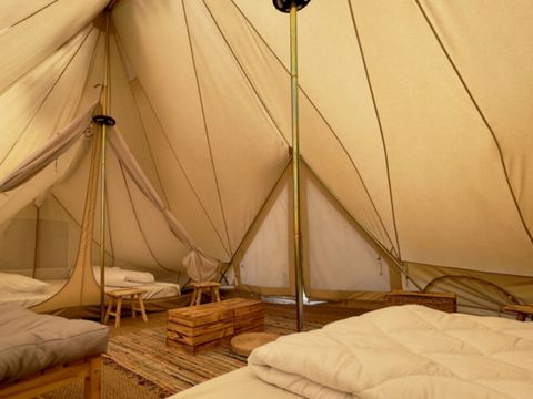 Tente en toile et en bois 2 personnes - Bivouac - 2 pers