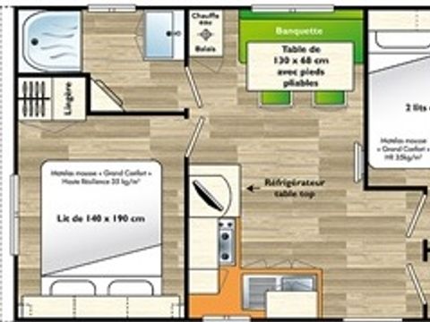 MOBILHOME 4 personnes - Eco