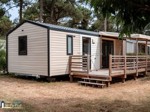 MOBILHOME 4 personnes - Mobil-home Premium 31m² (2 chambres) + Lave Vaisselle + terrasse semi-couverte 15m²