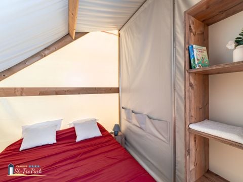 LODGE 4 personnes - Tente Écolodge Confort 17m² (2 chambres) - sans sanitaires