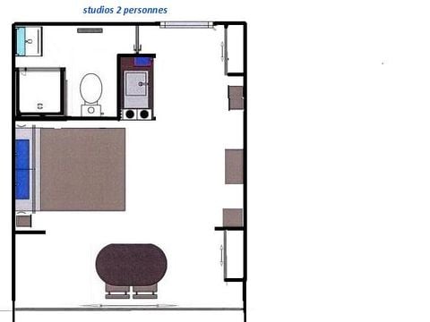 STUDIO 2 personnes - Studio 2 pers