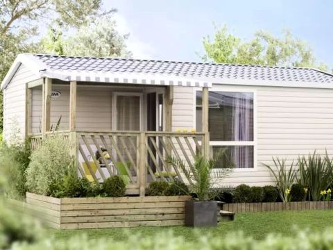 Mobilhome 4/6 personnes - Confort - 3 Pièces - Côté Camping - TV