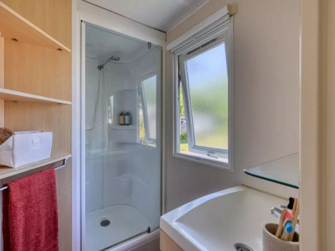 Mobilhome 4/6 personnes - Confort - 3 Pièces - Côté Camping - TV