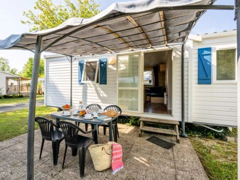 Mobilhome 4/6 personnes - Confort - 3 Pièces - Côté Camping - TV